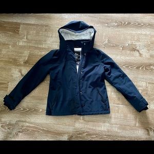 Women’s Hollister fleece lined jacket in navy